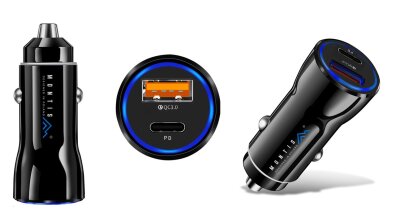 ŁADOWARKA SAMOCHODOWA MONTIS MT010 3.0 QC+USB C PD