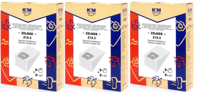 WORKI PAPIEROWE DO ODKURZACZA K&M Z18.2 15szt