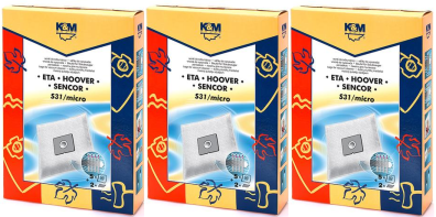 15x Worki flizelinowe do odkurzaczy SENCOR SVC 45 SVC 52
