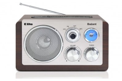 RADIO ELTRA BAŻANT MP3 USB SD OBUDOWA DREWNO DĄB