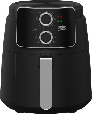 Frytkownica beztłuszczowa z pokrętłami Beko FRL2242B 1500W Timer Czarna