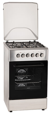Kuchnia gazowo elektryczna 50cm MPM-54-KGM-06E inox termoobieg