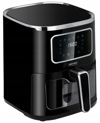 Frytkownica beztłuszczowa air fryer 5l czarna MPM MFR-09