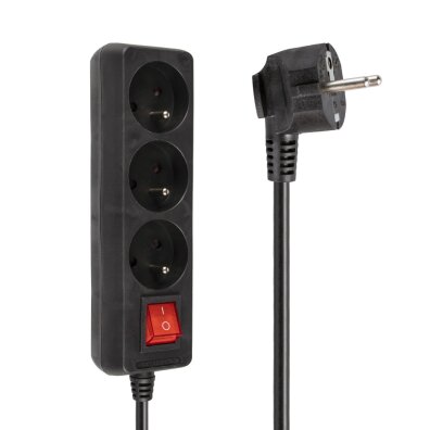 PRZEDŁUŻACZ Z WŁĄCZNIKIEM 1,5M LIBOX LB0081 