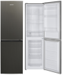 Lodówka z zamrażalnikiem dolnym Total No Frost 180cm MPM-248-FF-58 czarny inox