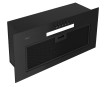 OKAP KERNAU KBHI0160B Glass LED SZKŁO CZARNY 60CM