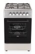 Kuchnia gazowo elektryczna 50cm MPM-54-KGM-06E inox termoobieg (2)