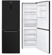 Lodówka z zamrażalnikiem dolnym Total No Frost MPM-357-FF-49 czarna 185cm