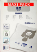 WORKI FLIZELINOWE DO ODKURZACZA K&M Z-BAG MICRO MAXI 12SZT