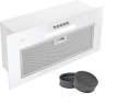 OKAP KERNAU KBHI0160W Glass LED SZKŁO BIAŁY 60CM