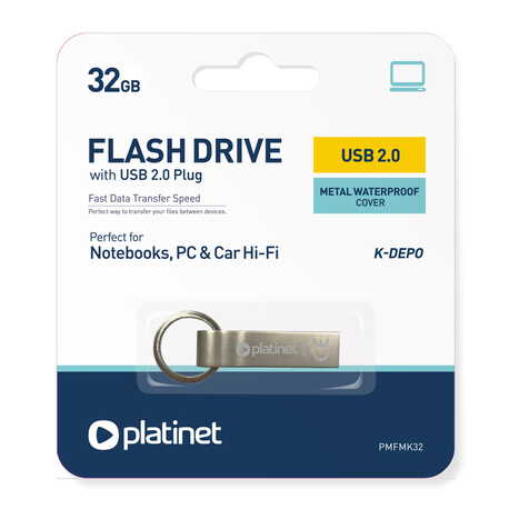 PLATINET PENDRIVE USB 2.0 K-Depo 32GB METAL UDP WA (1)