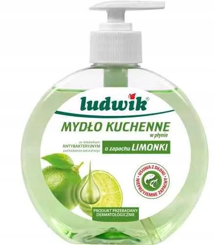 Mydło kuchenne Ludwik o zapachu limonki 380 ml (1)