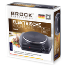 Kuchenka elektryczna BROCK EP1500 1 palnik czarna (3)