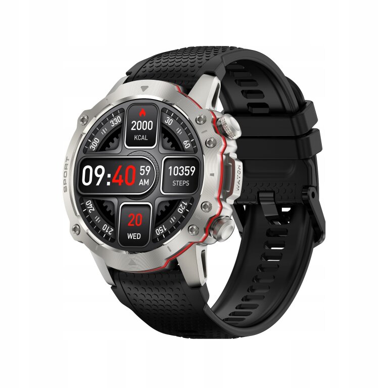 Smartwatch Kiano Watch Sport srebrny