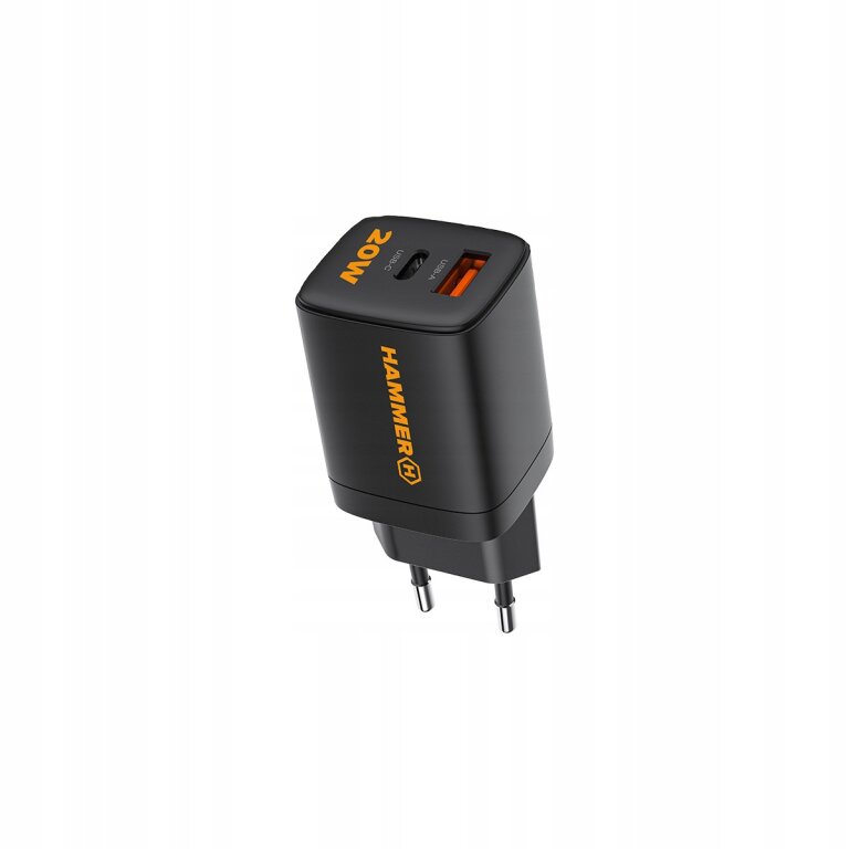 Ładowarka sieciowa Hammer , USB typ C 3000 mA 5 V HRCD1 czarny (2)