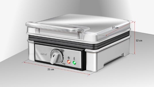 Gofrownica MPM MGO-13 srebrna (3)
