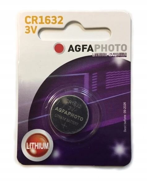 1x Bateria litowa AGFA PHOTO CR1632 3V 1632
