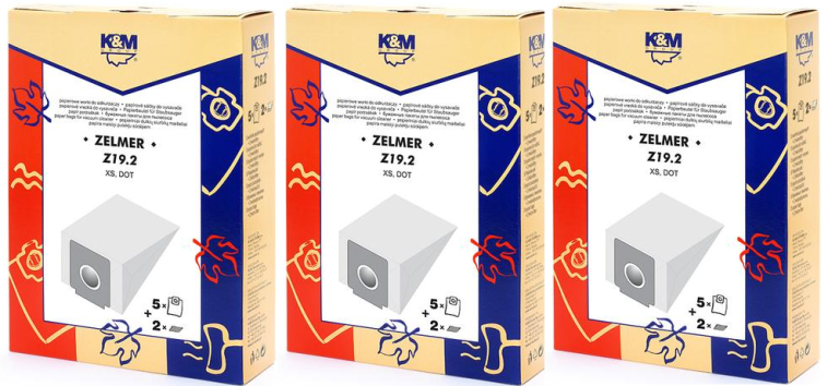 WORKI PAPIEROWE DO ODKURZACZA K&M Z19.2 15szt