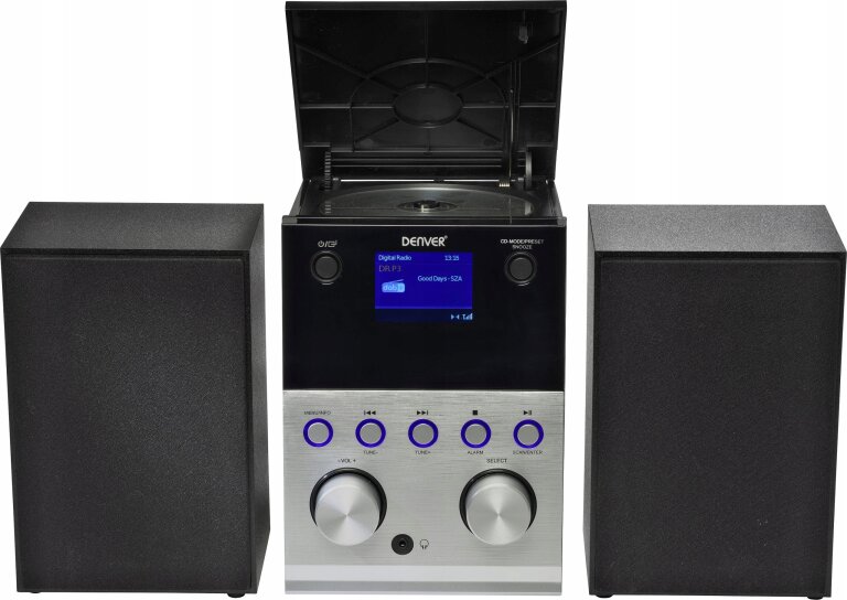 Mini Wieża stereo Denver MDA-260 DAB+ MP3 BT USB (3)
