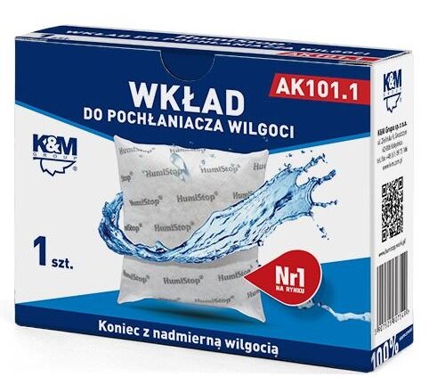 POCHŁANIACZ WILGOCI Z DZIUBKIEM DO ZLEWANIA K&M AK101 Z WKŁADEM 1SZT   (3)