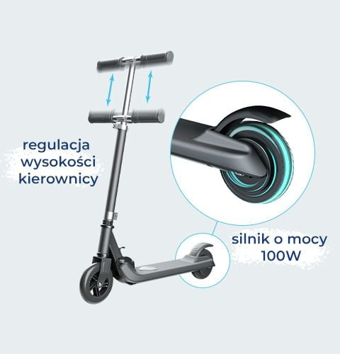 Hulajnoga elektryczna Motus KID Blue (3)