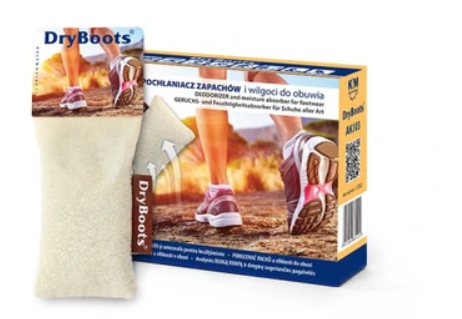 POCHŁANIACZ WILGOCI I ZAPACHÓW DO OBUWIA DRYBOOTS 2szt 