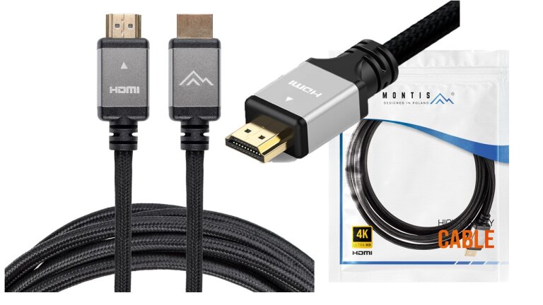 KABEL HDMI-HDMI 2.0 4K 1.5M MONTIS MT005-1.5