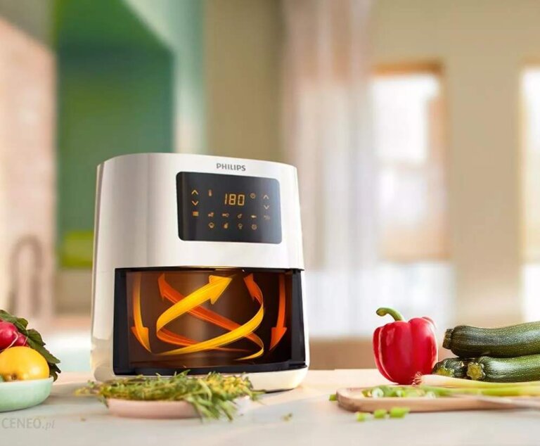Frytkownica beztłuszczowa Philips HD9255/30 Airfryer 1400W 4,1L Wi-Fi Biały (5)