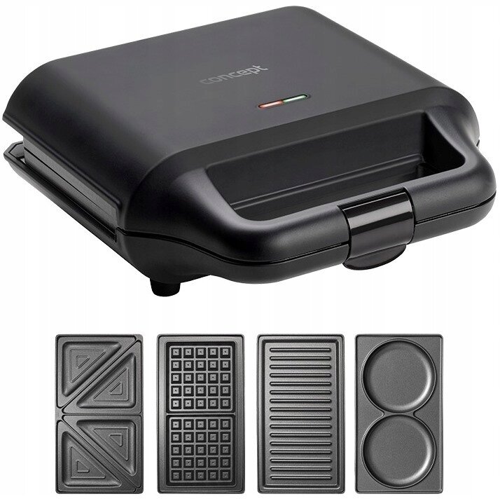 Opiekacz 4w1 Concept SV3055 czarny 700 W
