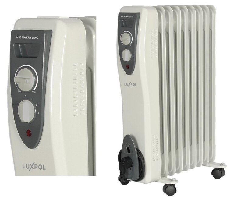 Grzejnik olejowy elektryczny 2000W 9 Żeber LGO-9