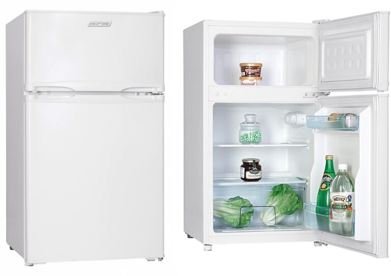 Lodówka z zamrażalnikiem u góry MPM-87-CZ-13/E biała 85cm