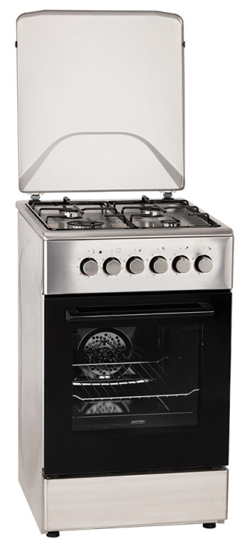 Kuchnia gazowo elektryczna 50cm MPM-54-KGM-06E inox termoobieg