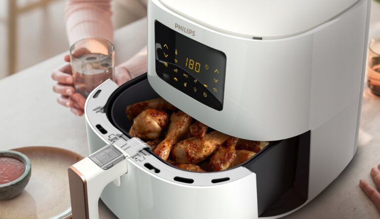 Frytkownica beztłuszczowa Philips HD9255/30 Airfryer 1400W 4,1L Wi-Fi Biały (7)