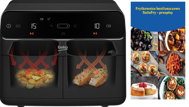 Frytkownica beztłuszczowa BEKO FRL5388B Air Fryer