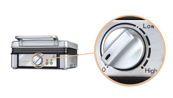 Gofrownica MPM MGO-13 srebrna (2)