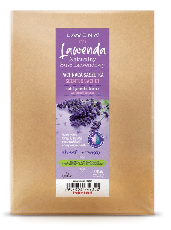 Lawendowa Koperta zapachowa Naturalny Susz 1szt