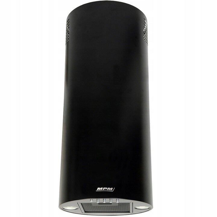 Okap wyspowy tuba czarny MPM-31-OTW-02
