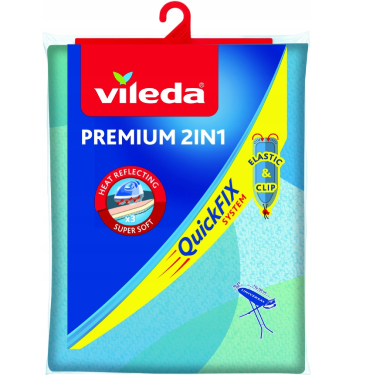 Pokrowiec na deskę Vileda Premium 2w1 niebieski (2)