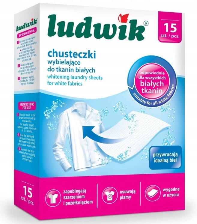 Ludwik chusteczki wybielające 
