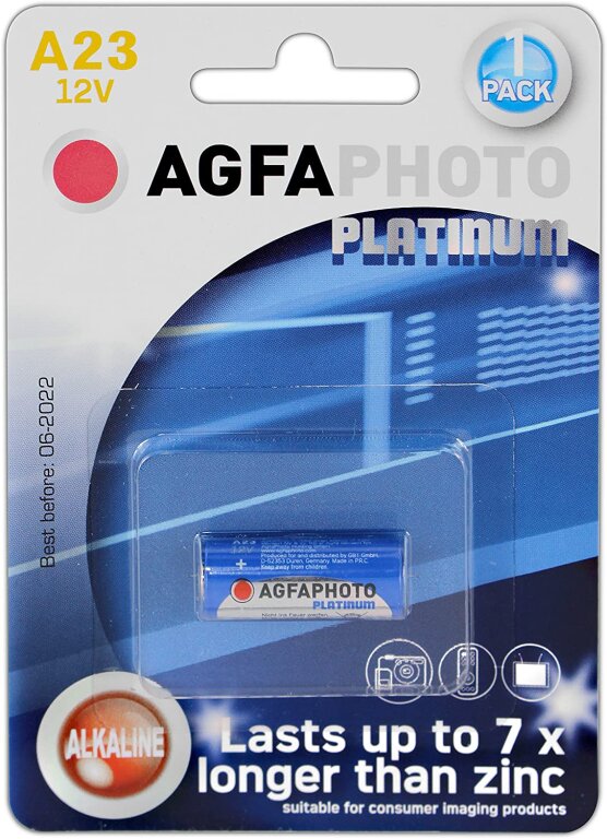 BATERIA AGFAPHOTO ALKALINE A23 MN21 1SZT